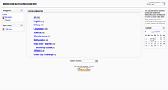 Desktop Screenshot of moodle.millbrook.org
